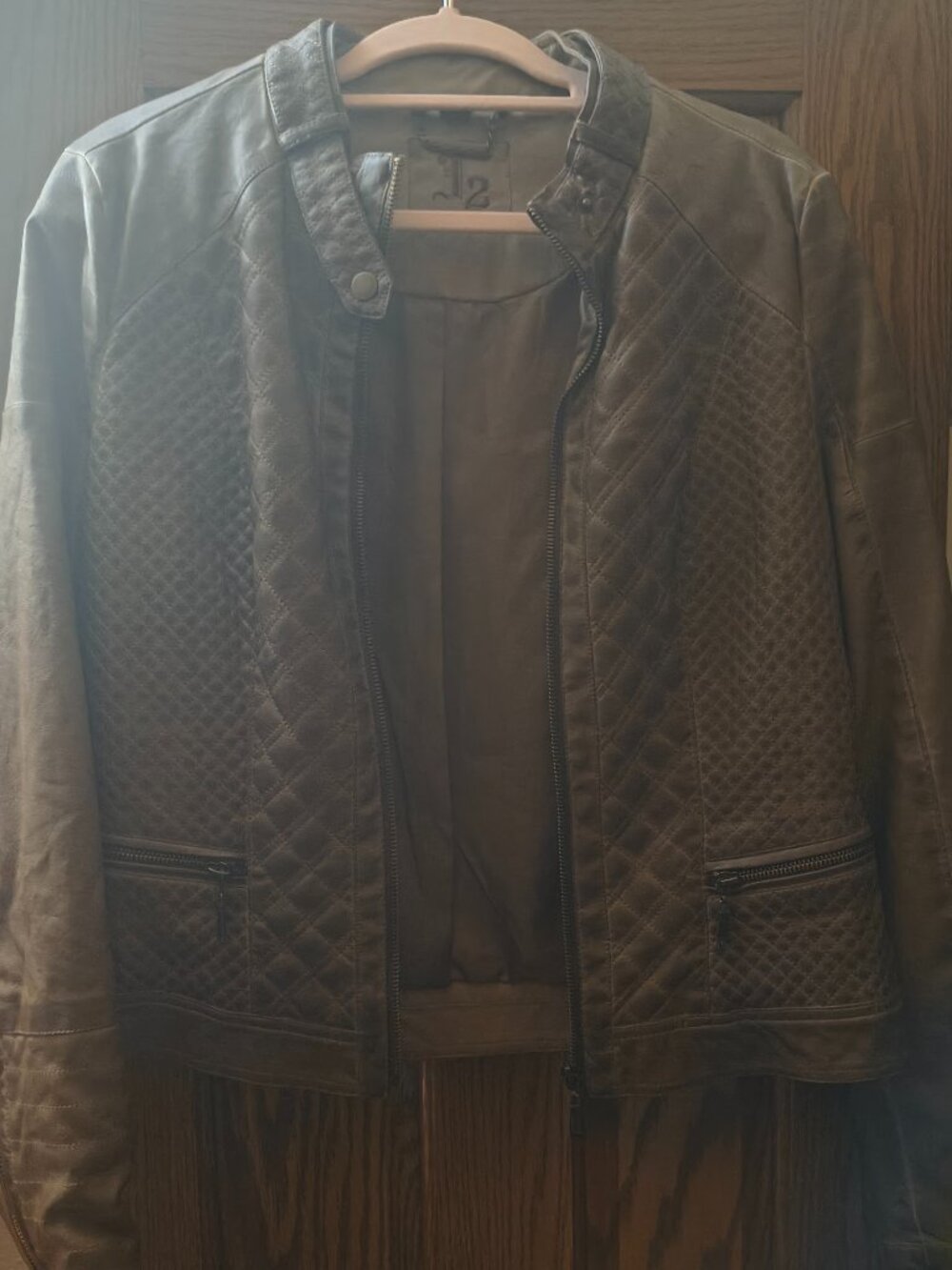 J2 Faux Leather Jacket Size XL
